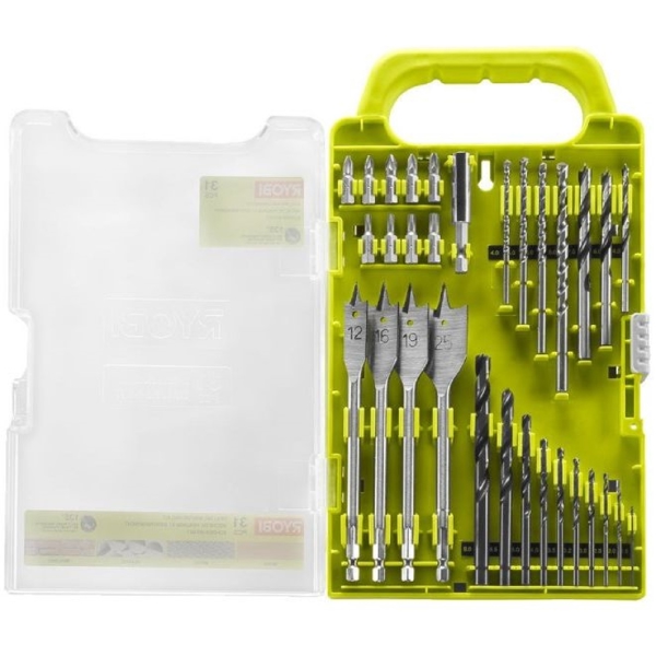 Ryobi RAKDD31, 31Pcs Tool Set, Silver