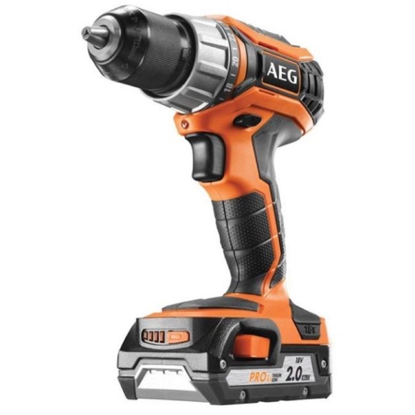 სახრახნისი AEG BS18C2 LI-202C, 1800Rpm, Orange/Black