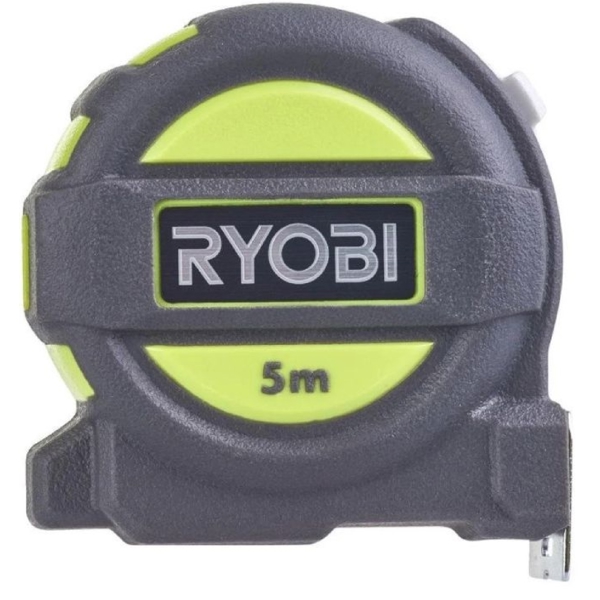 საზომი ლენტი Ryobi RTM5M-WT, 5M, Measuring Tape, Green/Black