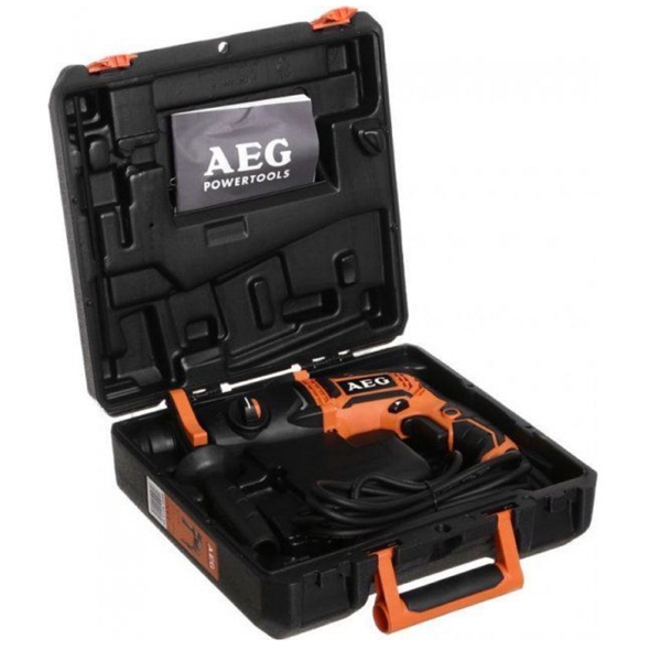 პერფორატორი AEG KH24IE, 800W, 1500Rpm, 2.4J, Black/Orange