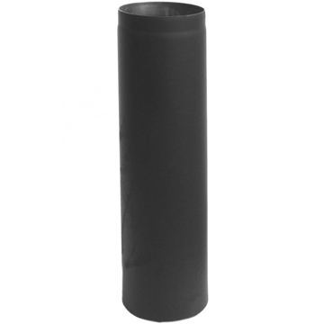 Darco L-1m D-150, Chimney Pipe, Black