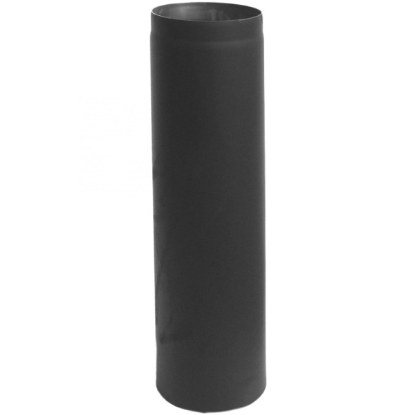 საკვამური მილი Darco L-1m D-150, Chimney Pipe, Black