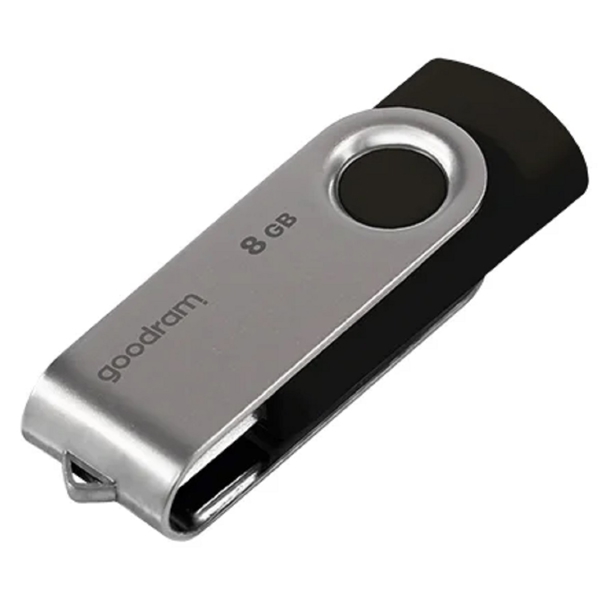 GoodRam UTS2-0080K0R11, 8GB, USB 2.0, Black	