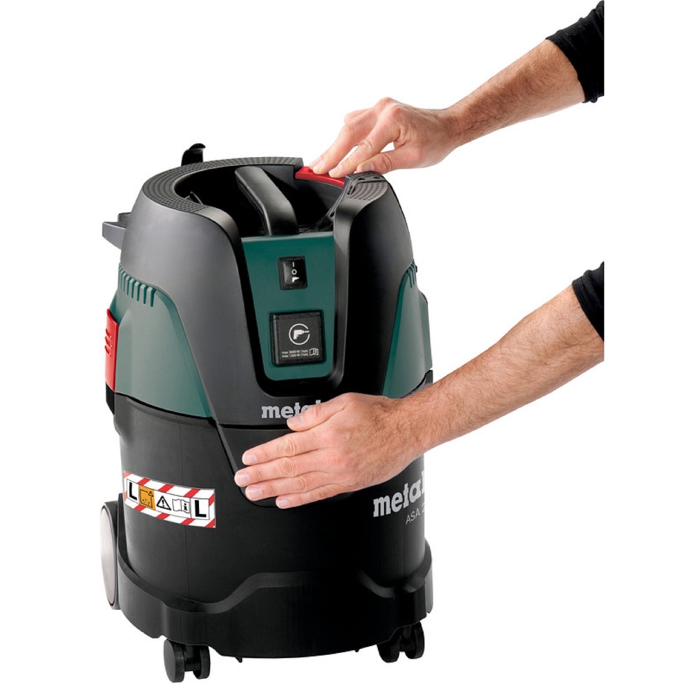 მტვერსასრუტი Metabo 602014000 ASA 25 L PC, 1250W, 25L, Vacuum Cleaner, Black/Green