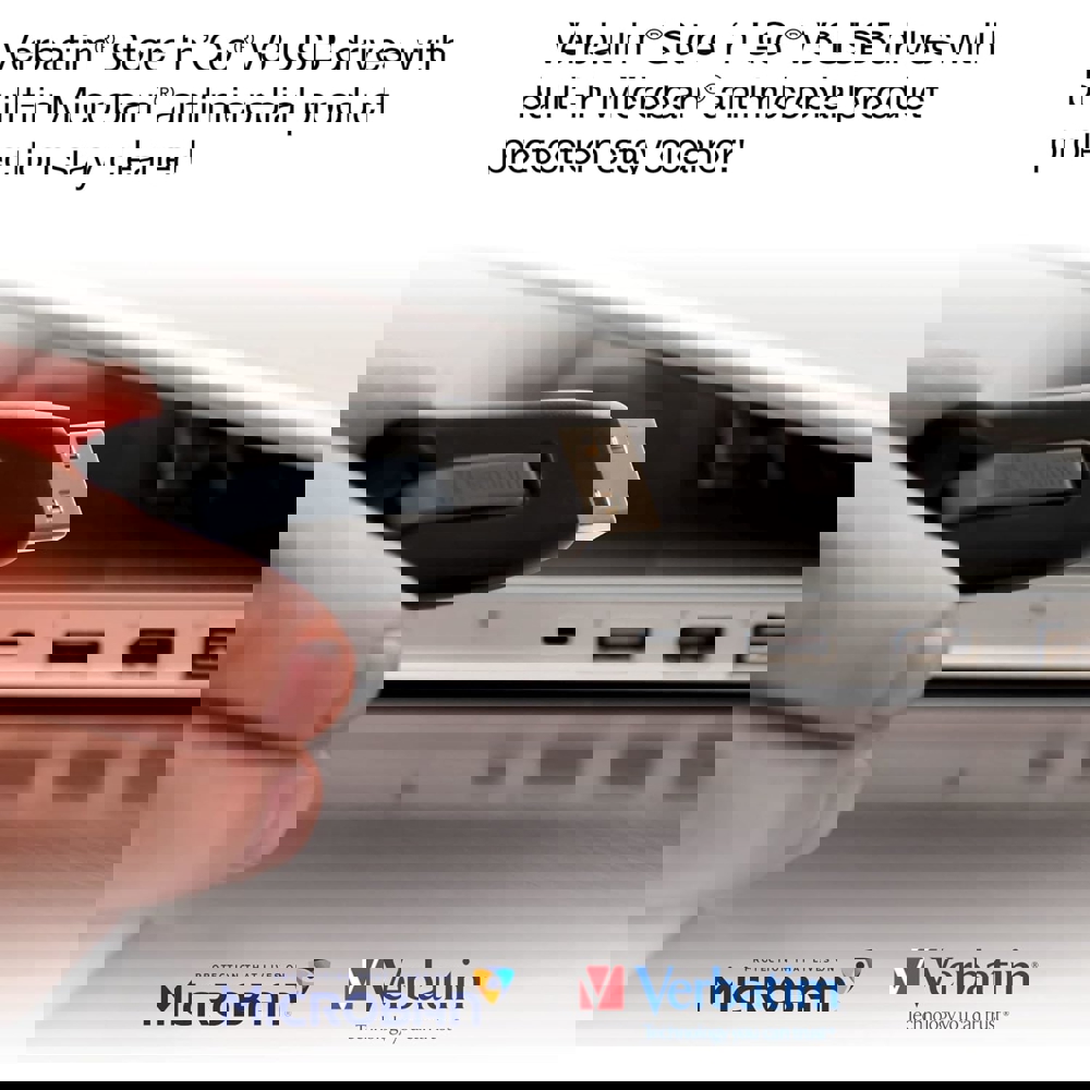 Verbatim 49173, 32GB, USB 3.2, Black	