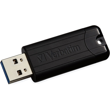 USB ფლეშ მეხსიერება Verbatim 49320, 256GB, USB 3.0, Black