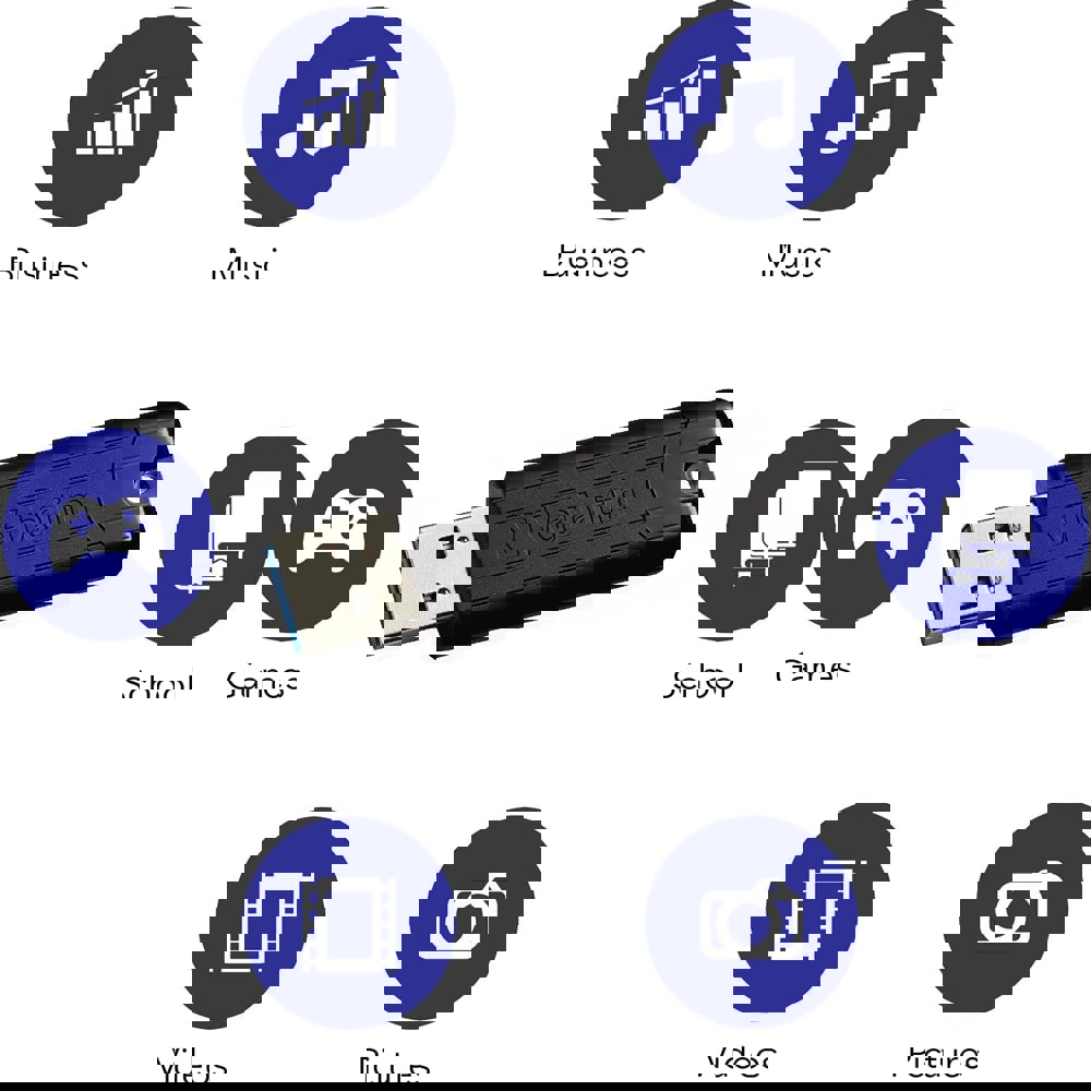 Verbatim 49320, 256GB, USB 3.0, Black