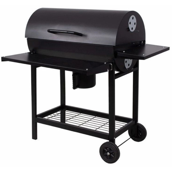 გრილი-ბარბექიუ Hecht Barrel, Outdoor Grill, Black