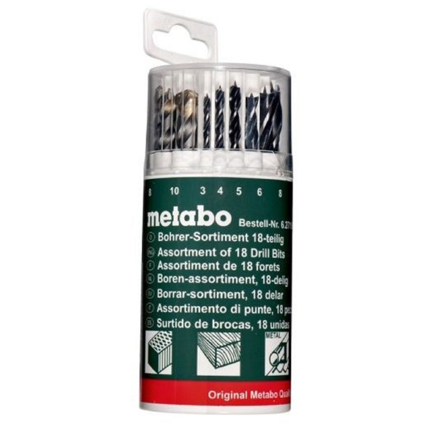 Metabo 627190000, 10Pcs Tool Set, Green