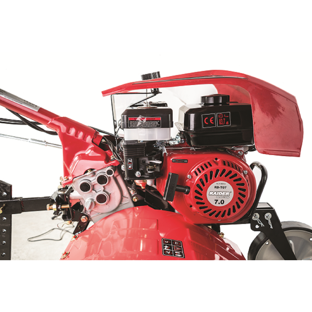 ბენზინის კულტივატორი Raider RD-T07, 5200W, Gasoline Tiller, Black/Red