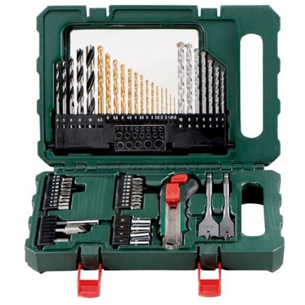 ხელსაწყოების ნაკრები Metabo 626707000 SP, 55Pcs Tool Set, Green