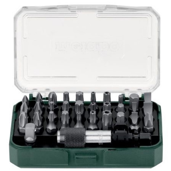 ბიტების ნაკრები Metabo 626697000 LC, 32Pcs Tool Set, Green
