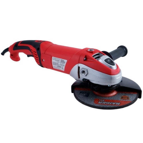 კუთხსახეხი Raider RD-AG10T, 1400W, 180mm, 8000Rpm, Red/Black