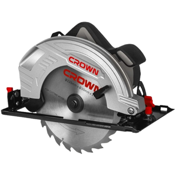 დისკური ხერხი Crown CT15199-185, 1200W, 5500Rpm, 185mm, Silver