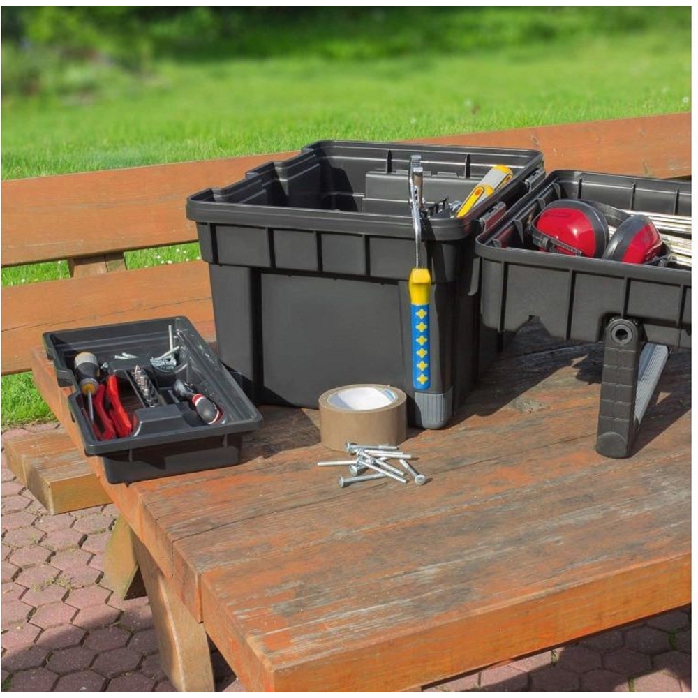 ხელსაწყოების ყუთი Patrol SKRC1HDCZAPG001 HD Compact 1, Tools Box, Black