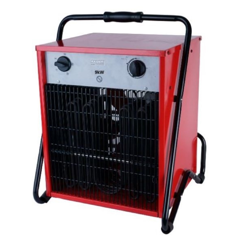 სამრეწველო გაზის გამათბობელი Raider RAIDER RD-EFH09, 9000W, 80m², Red/Black