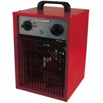 Raider RD-EFH05, 5000W, 50m², Electric Heater, Black/Red