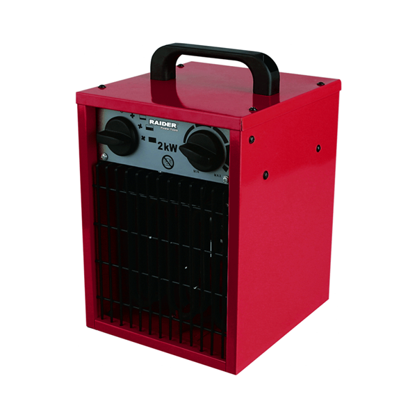 ელექტრო გამათბობელი Raider RD-EFH02, 2000W, 20m², Electric Heater, Black/Red