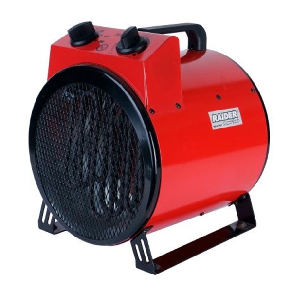 ელექტრო გამათბობელი Raider RD-EFH03, 3000W, 30m², Electric Heater, Black/Red