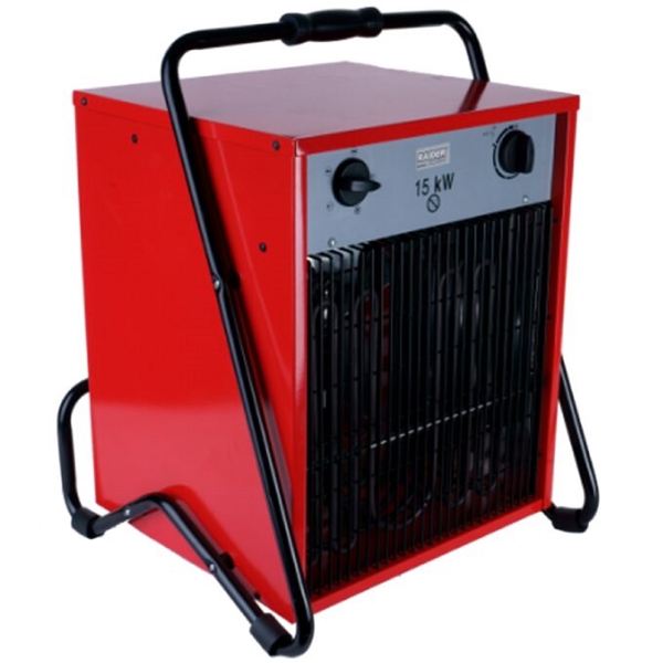 ელექტრო გამათბობელი Raider RD-EFH15, 15000W, 120m², Electric Heater, Black/Red