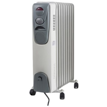 ზეთის რადიატორი Nikura HY-C9, 2900W, 18m², Oil Radiator, Grey