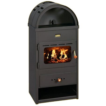 შეშის ღუმელი Prity K1 K, Wood Stove, Black