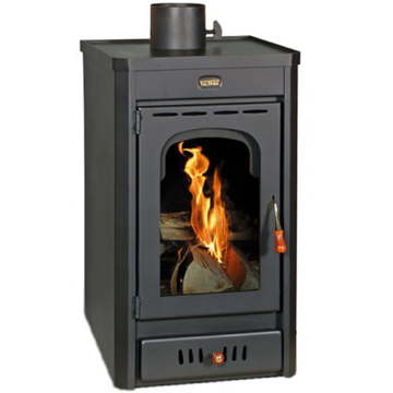 შეშის ღუმელი Prity SRB, Wood Stove, Black