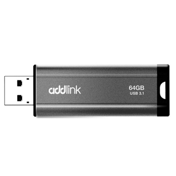 USB ფლეშ მეხსიერება Addlink ad64GBU65G3, 64GB, USB 3.1, Grey