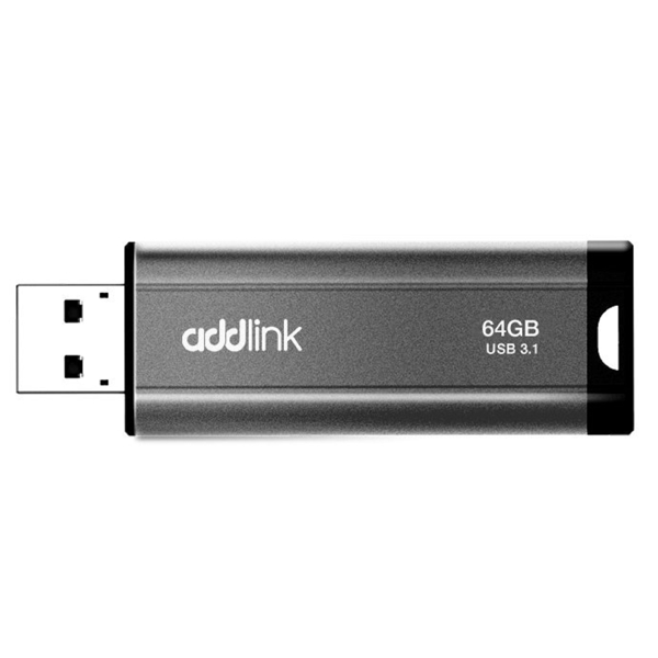 USB ფლეშ მეხსიერება Addlink ad64GBU65G3, 64GB, USB 3.1, Grey