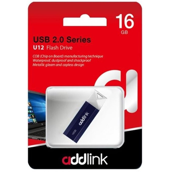 USB ფლეშ მეხსიერება Addlink ad16GBU12D2, 16GB, USB 2.0, Blue