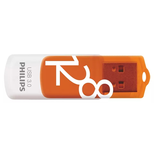 USB ფლეშ მეხსიერება Philips FM12FD00B/00, 128GB, USB 3.0, Orange