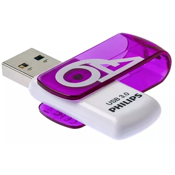 Philips FM64FD00B/00, 64GB, USB 3.0, Purple