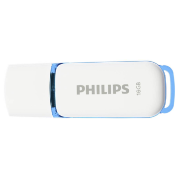 Philips PHMMD16GBS200, 16GB, USB 2.0, White/Blue