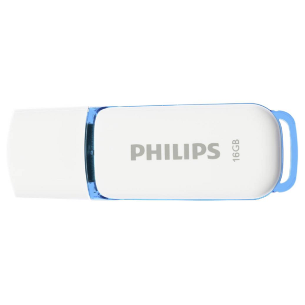 Philips PHMMD16GBS200, 16GB, USB 2.0, White/Blue