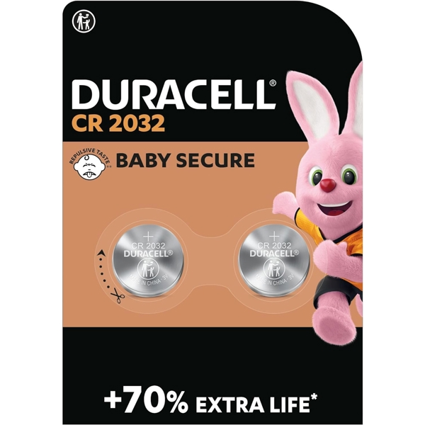 ელემენტი Duracell Lithium Button 2032, 2Pcs