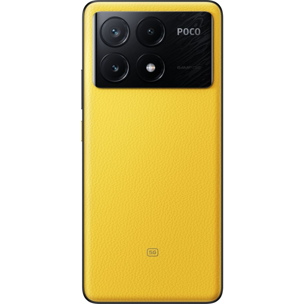 მობილური ტელეფონი Xiaomi POCO X6 Pro Global Version, 12GB, 512GB, Dual Sim, 5G, NFC, Yellow