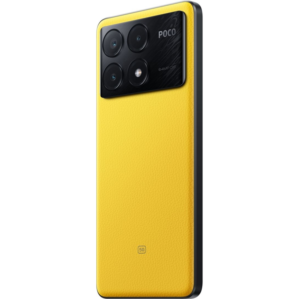 მობილური ტელეფონი Xiaomi POCO X6 Pro Global Version, 12GB, 512GB, Dual Sim, 5G, NFC, Yellow