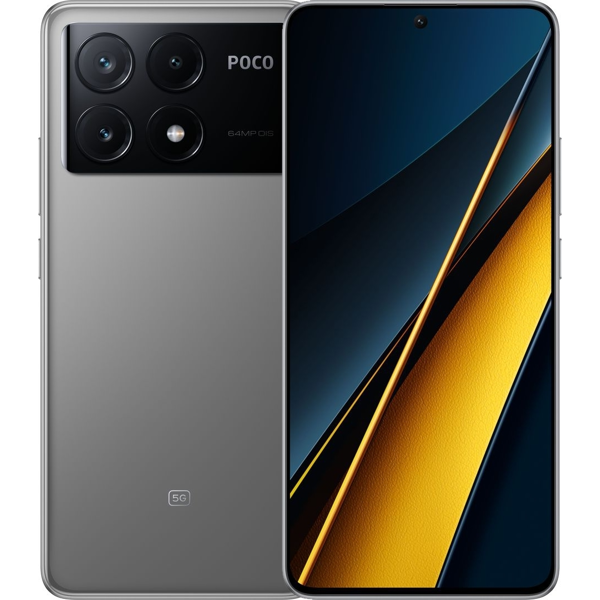 მობილური ტელეფონი Xiaomi POCO X6 Pro Global Version, 12GB, 512GB, Dual Sim, 5G, NFC, Grey