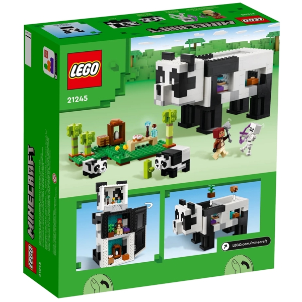 ასაწყობი კონსტრუქცია Lego 21245, Minecraft The Panda Haven