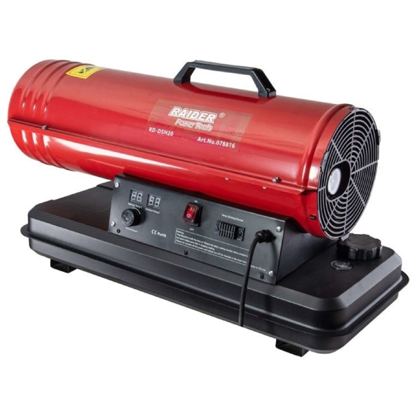 სამრეწველო დიზელის გამათბობელი Raider RD-DSH20, 20000W, Red/Black