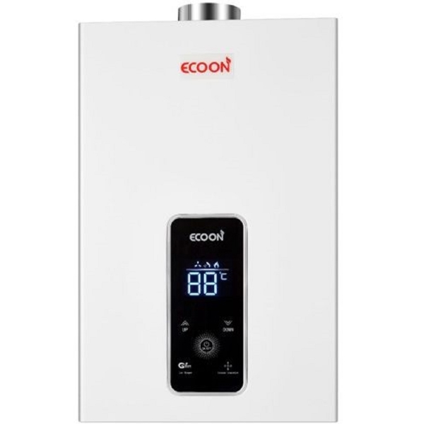 გაზის წყლის გამაცხელებელი Ecoon ND13-ZDP, 24KW, White