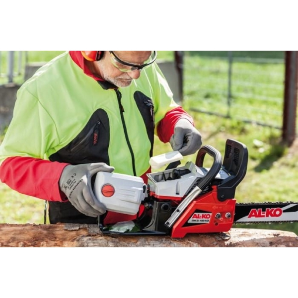 AL-KO BKS 3835, Petrol Chainsaw, Red-Black