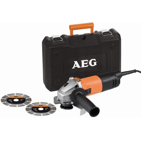 კუთხსახეხი Aeg WS8-125SK, 800W, 125mm, 12000Rpm, Orange/Black