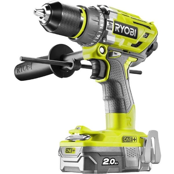 Ryobi R18PD7-220B, 1800Rpm, Black/Green