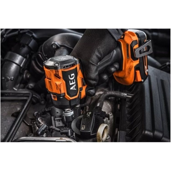 ქანჩსახრახნი Aeg BSS18S12BL2-0, Cordless Impact Wrench, Orange/Black