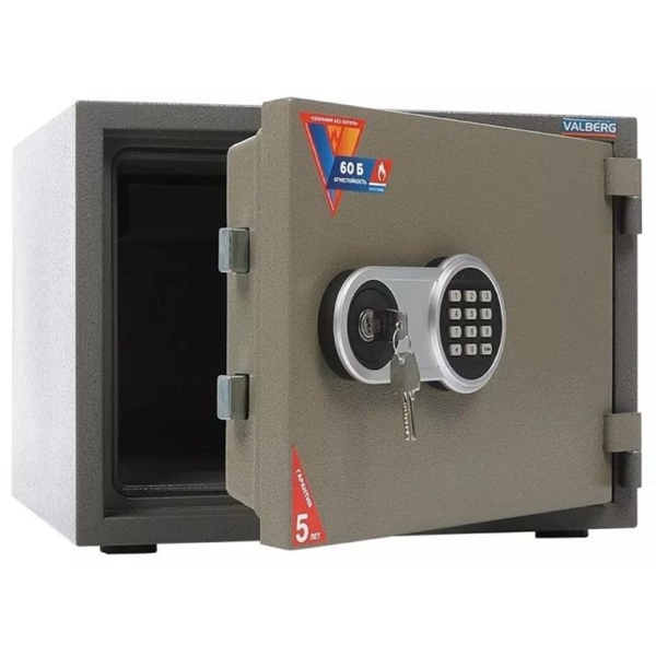 სეიფი Valberg FRS-36.EL, Fire Resistant Safe, 28L, Beige