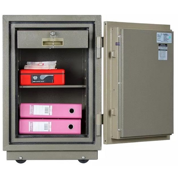 სეიფი Valberg FRS-73.T-KL, Fire Resistant Safe, 49L, Beige