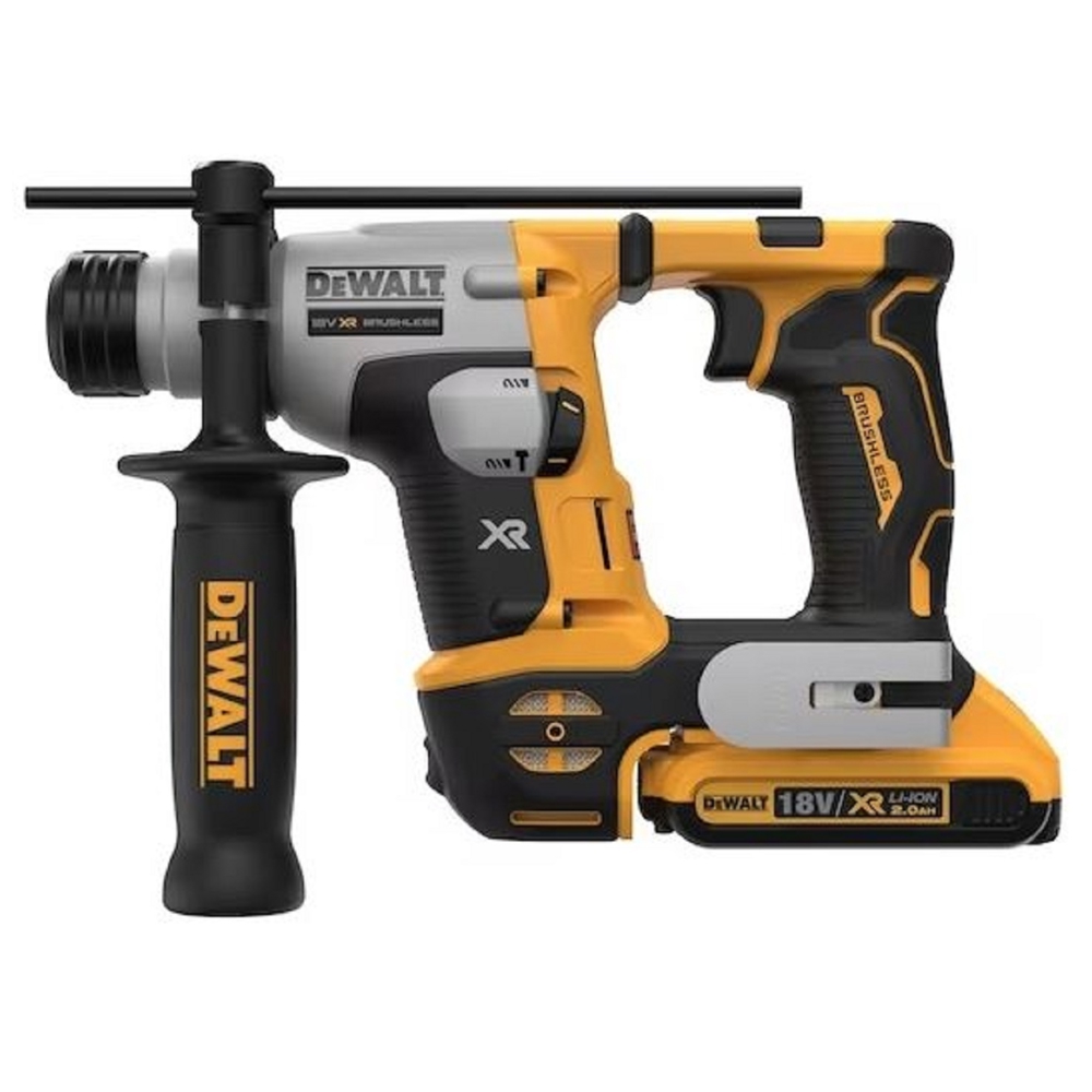 DeWalt DCH172D2-QW, 1060Rpm, 1.4J, Black/Yellow
