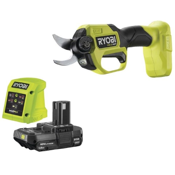 Ryobi RY18SCXA-115 ONE+, Secateur, Green