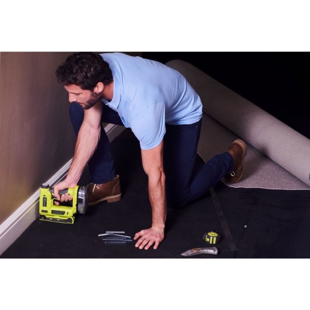 პნევმატური სტეპლერი Ryobi R18ST50-0 ONE+, Air Stapler, Green